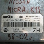 Блок управления (ЭБУ) Nissan Micra (0261206500 / 1F712-50000 / 237101F712)
