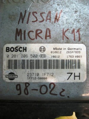 Купити Блок керування двигуном - 0261206500 / 1F712-50000 / 237101F712 - Nissan Micra